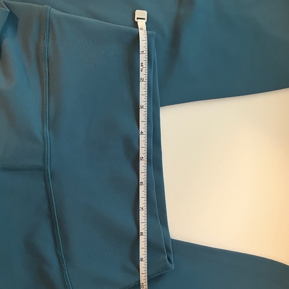 athleta transcend 7/8 Leggings in Borealis Green XS Petite - Picture 6 of 6